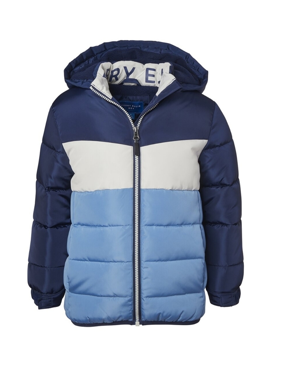Perry Ellis Boy Colorblock Puffer Jacket